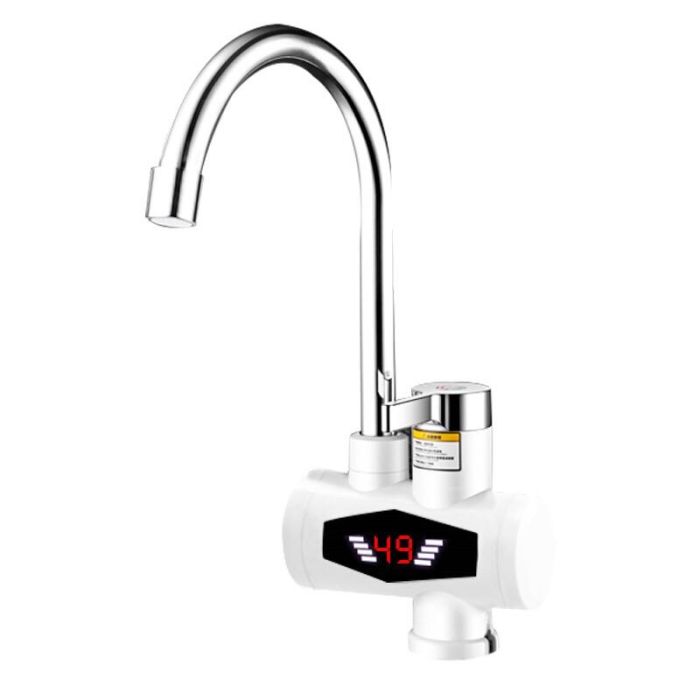 Rubinetto con display digitale per acqua calda istantanea rubinetto vasca  da bagno doccia elettrico veloce RX
