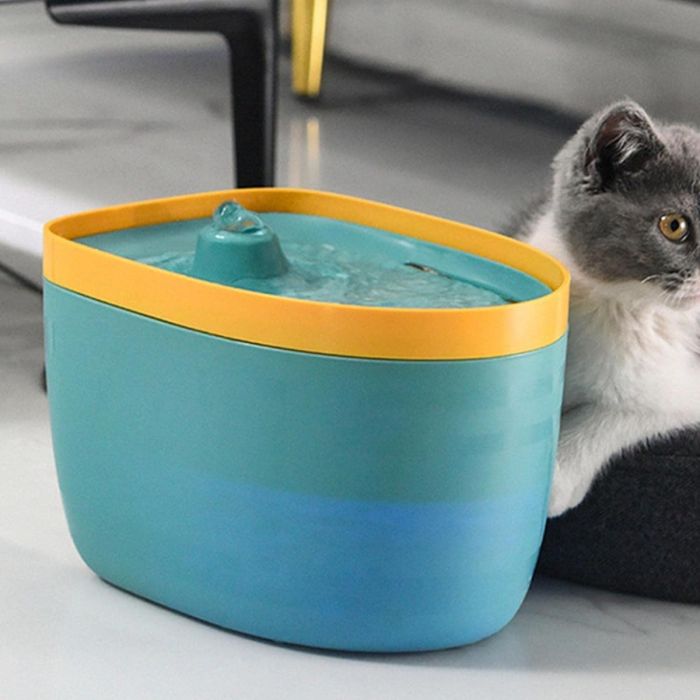 Fontana per gatti abbeveratoio di acqua silenzioso usb elettrico per interni