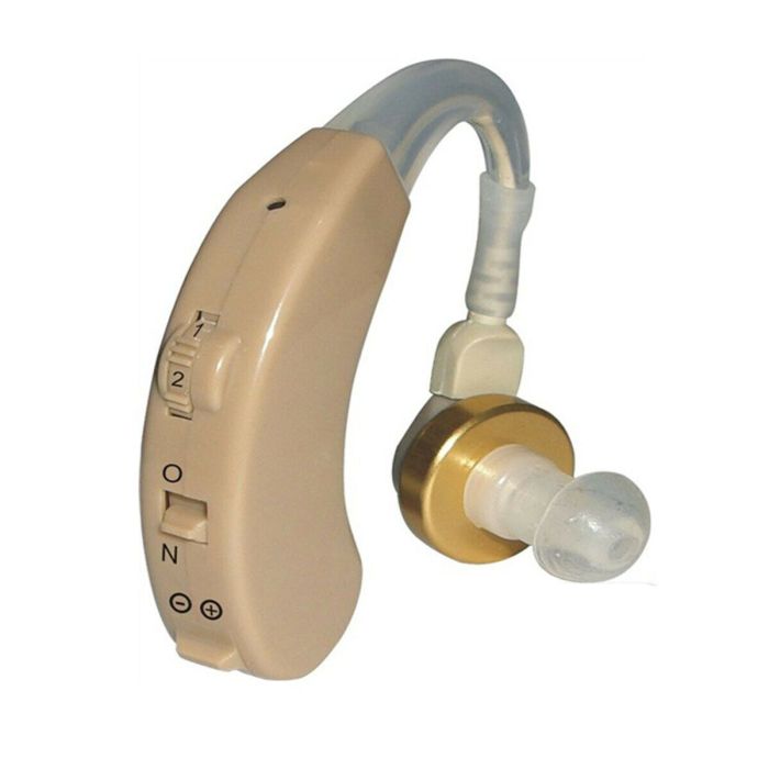 Apparecchio acustico auricolare amplificatore di suoni suono udito  ricaricabile 0654