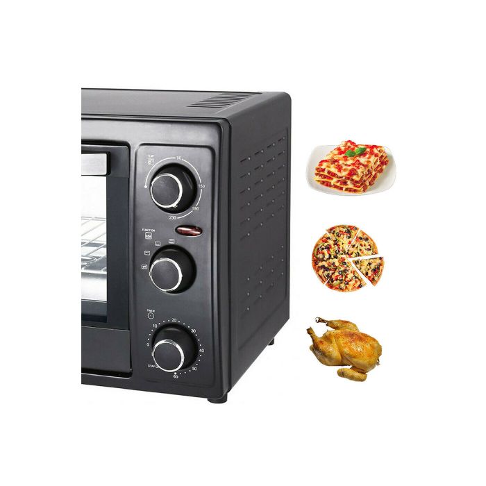 FORNO FORNETTO ELETTRICO Colore nero 30 Litri 1300 W- BEPER 90.884