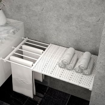 contenitore pieghevole per bagno doccia murale scatola portaoggetti  organizer salvaspazio in tessuto asciutto appendiabiti a parete