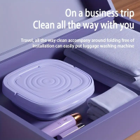 Lavatrice portatile Mini lavatrice pieghevole sterilizzazione lavatrice  automatica con centrifuga asciugatrice per lavaggio biancheria intima