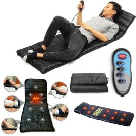Lettino massaggiante riscaldante elettrico materassino con cuscino  massaggiatore