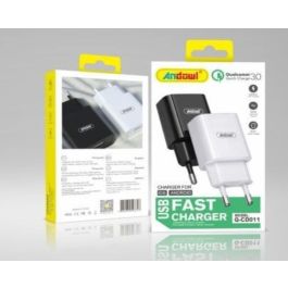 Chargeur Rapide Mural USB + Câble Micro USB 1m Pour ASUS Zenfone Et Xiaomi Redmi Note 4X - Blanc
