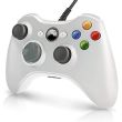 XBOX 360 Wired controller PC USB Wired Gamepad per Xbox 360 e Windows PC ,colore bianco
