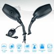 Specchietto moto monitor doppio retrovisore telecamera DVR 2 4 pollici 1080p camera