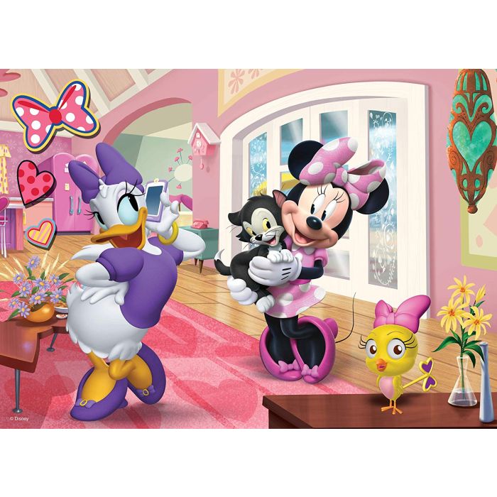 Disney Minnie E Paperina Puzzle 24 Pezzi Multicolore 74068 Puzzle Bambini