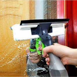 Sgizoku Kit Lavavetri 2 In 1 Con Tergivetro E Spugna - Asta Estensibile Fino A 147 Cm, Perfetto Per Auto, Doccia, Specchi E Finestre Di Casa